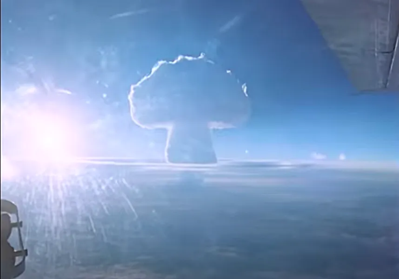 A Cárbomba robbanása, kép: Rosatom State Atomic Energy Corporation